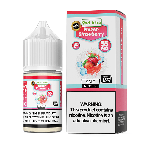 Shop Pod Juice Frozen Strawberry TF 30ml Nic Salt Vape Juice in australian