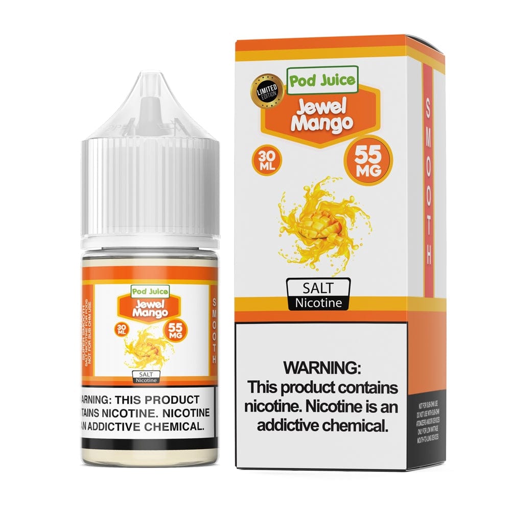 Shop Pod Juice Jewel Mango TF 30ml Nic Salt Vape Juice in australian