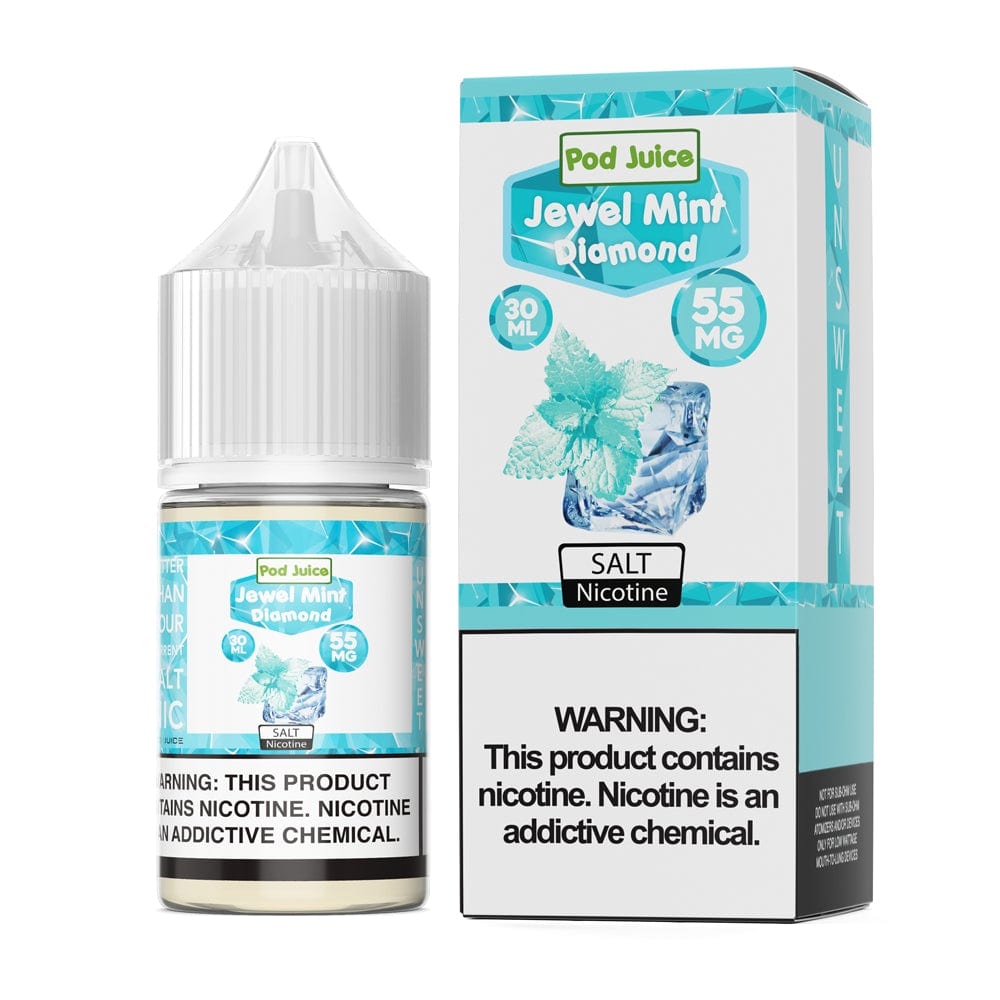 Shop Pod Juice Jewel Mint Diamond TF 30ml Nic Salt Vape Juice in australian