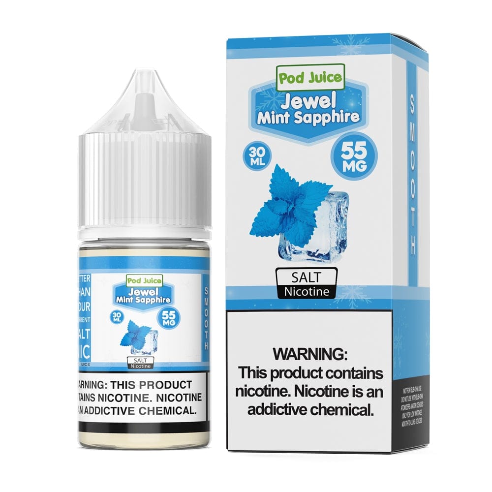 Shop Pod Juice Jewel Mint Sapphire TF 30ml Nic Salt Vape Juice in australian