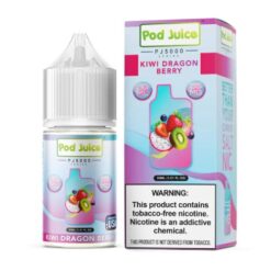 Shop Pod Juice Kiwi Dragon Berry PJ5000 TF 30ml Nic Salt Vape Juice in australian