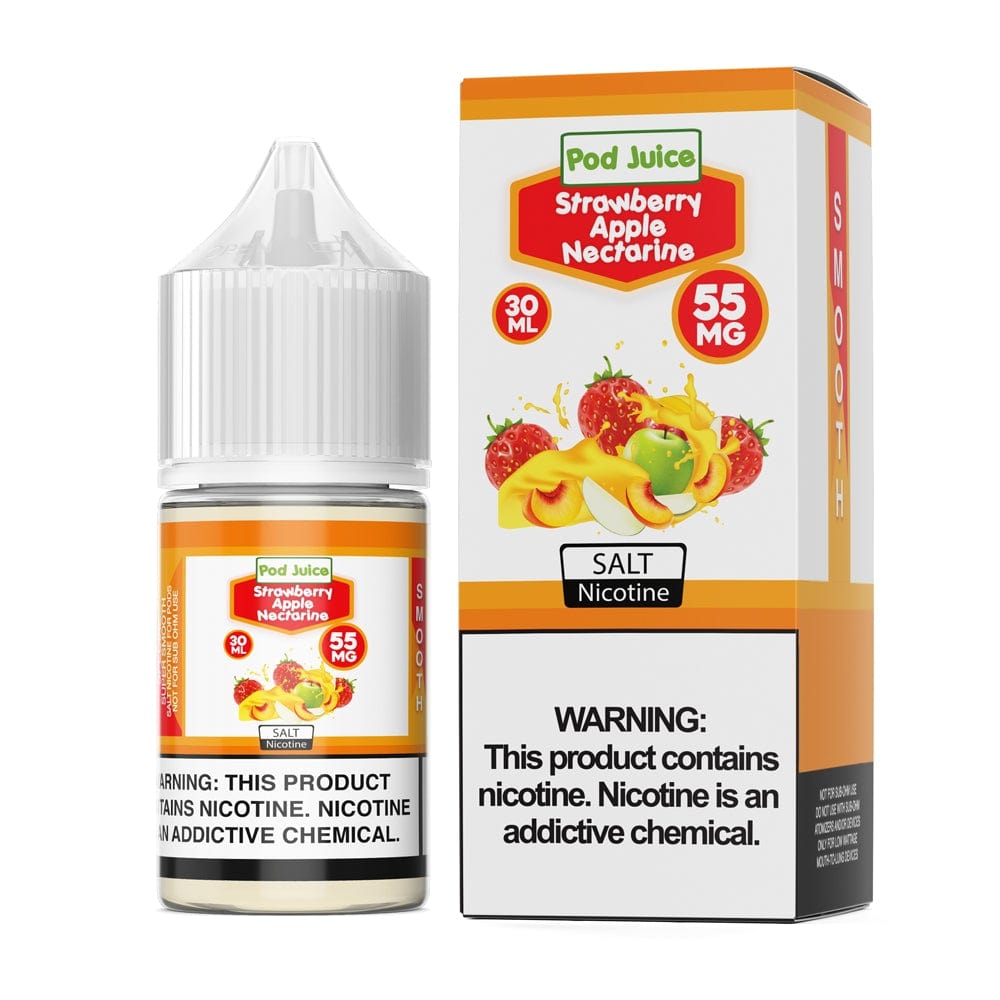 Shop Pod Juice Strawberry Apple Nectarine TF 30ml Nic Salt Vape Juice in australian