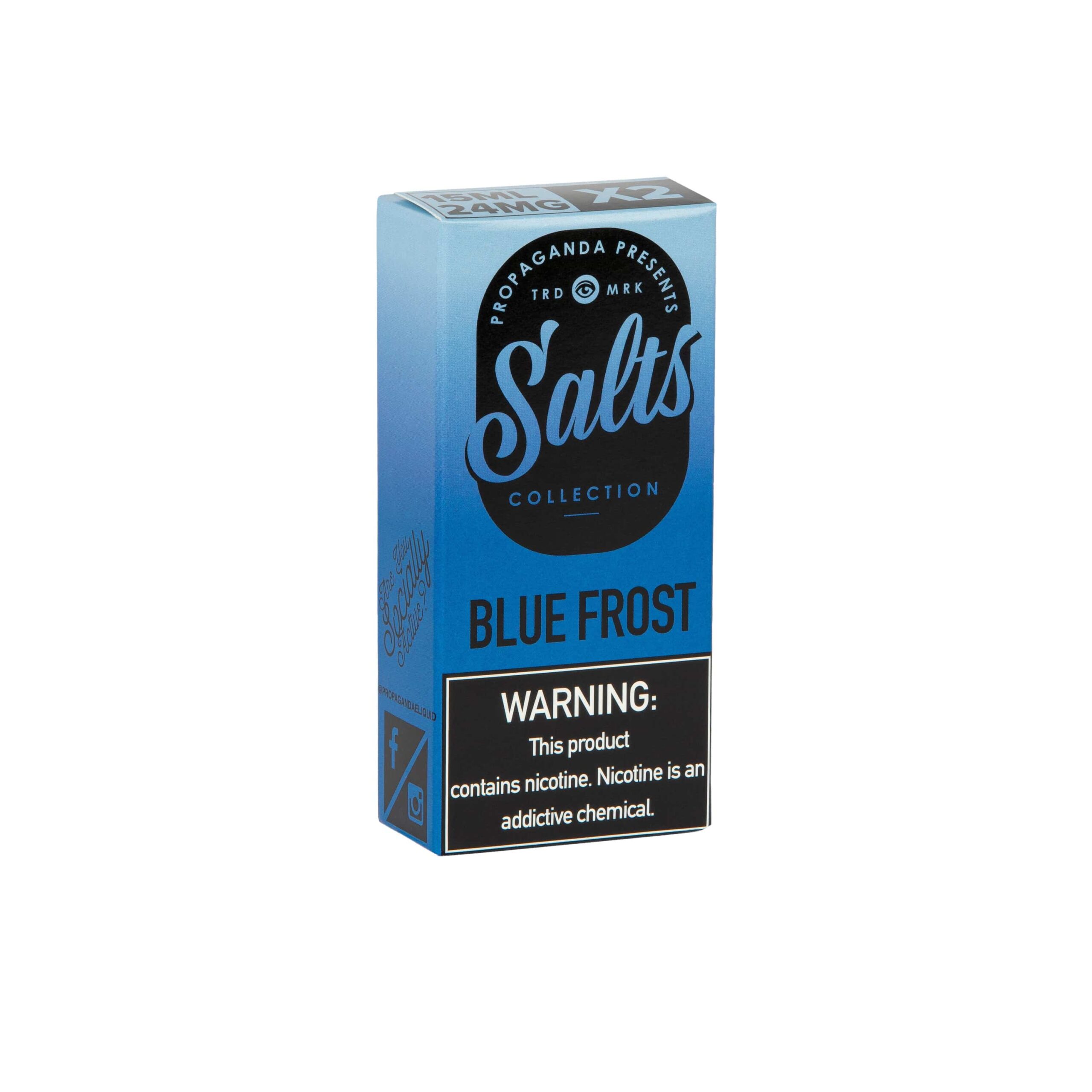 Shop Propaganda Salts Blue Slushee (Frost) 30ml Nic Salt Vape Juice in australian