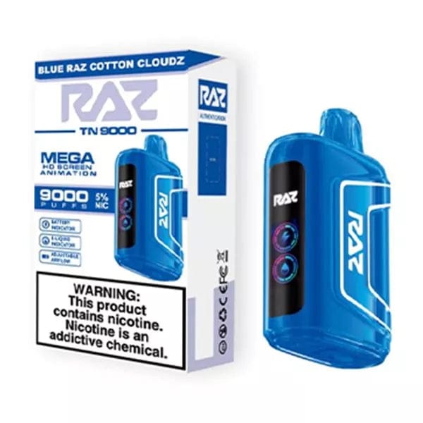 Shop RAZ TN9000 Disposable Vape (0% & 5%, 9000 Puffs) in australian