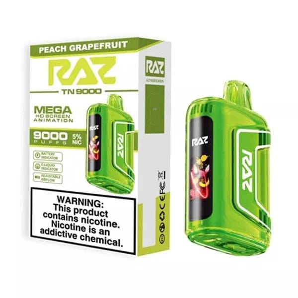 Shop RAZ TN9000 Disposable Vape (0% & 5%, 9000 Puffs) in australian
