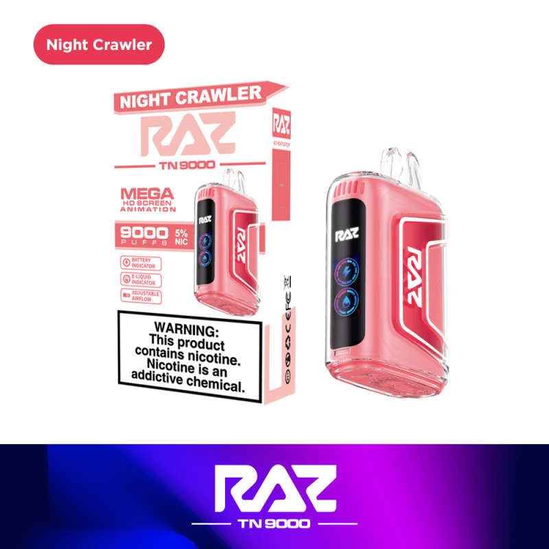 Shop RAZ TN9000 Disposable Vape (0% & 5%, 9000 Puffs) in australian