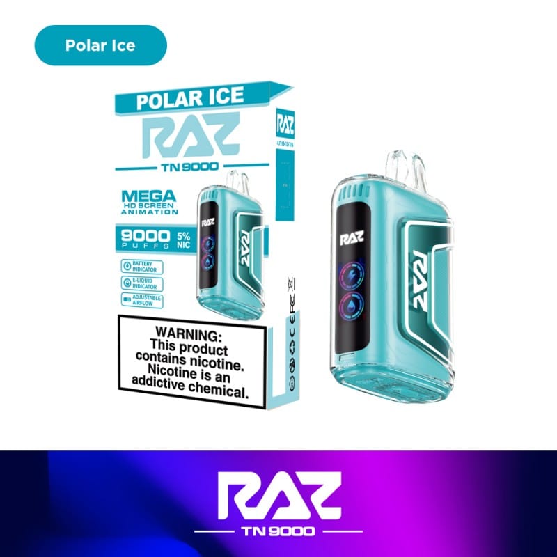 Shop RAZ TN9000 Disposable Vape (0% & 5%, 9000 Puffs) in australian