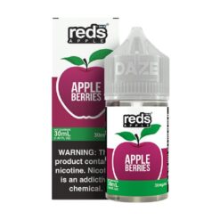Shop 7 Daze Reds Salts Apple Berries Nic Salt Vape Juice 30ml in australian