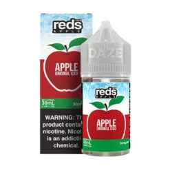 Shop 7 Daze Reds Salts Apple Original Iced Nic Salt Vape Juice 30ml in australian