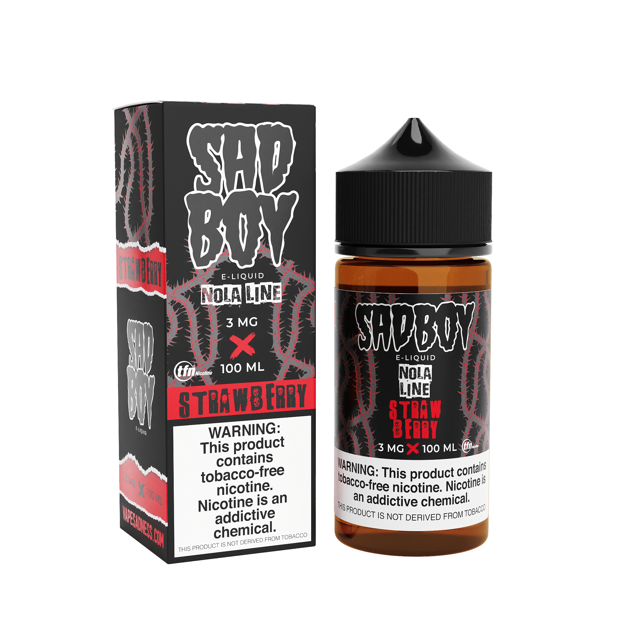 Shop Sadboy Strawberry Nola 100ml Vape Juice in australian