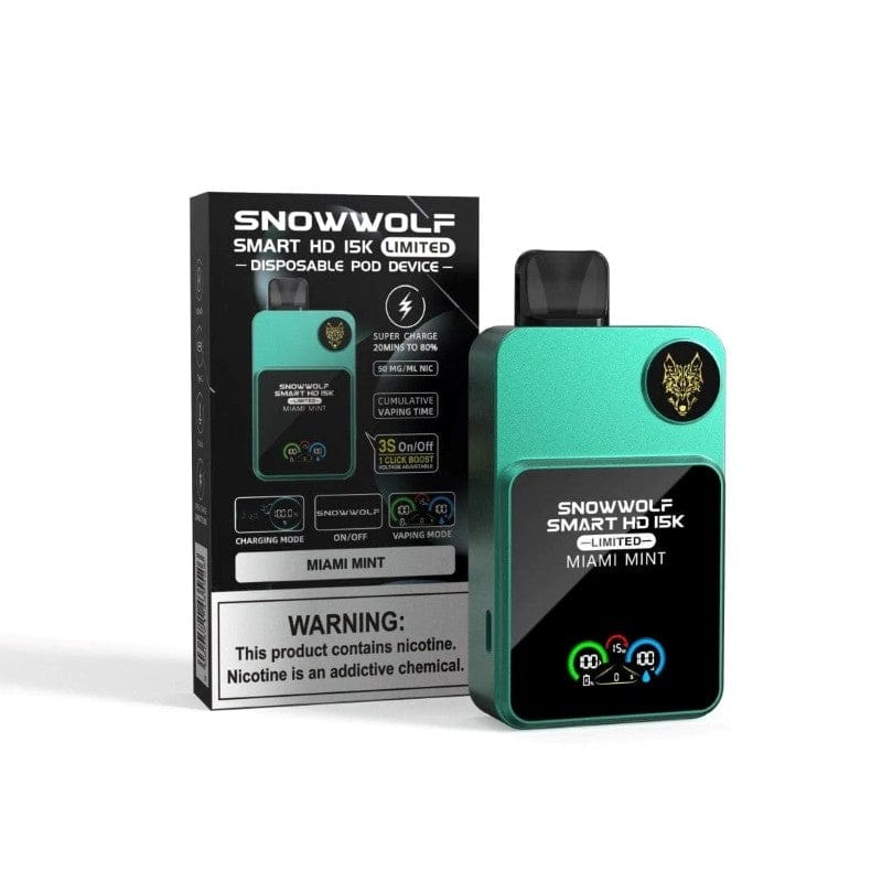 Shop SnowWolf Smart HD 15K Disposable Vape (5%, 15000 Puffs) in australian