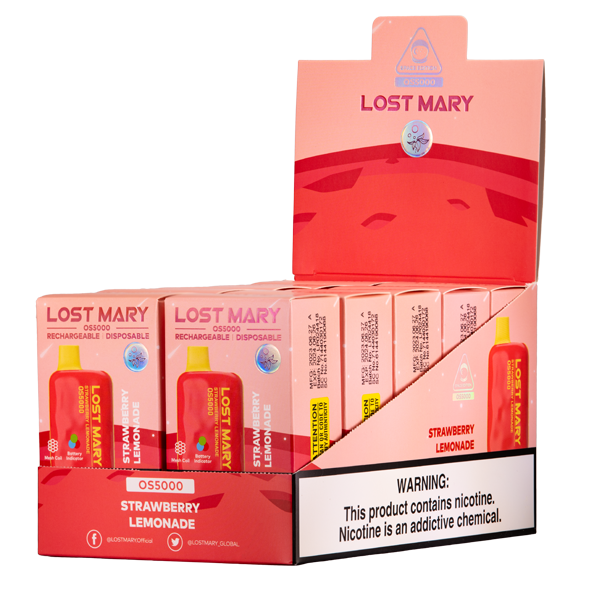 Shop Strawberry Lemonade Lost Mary OS5000 in australian