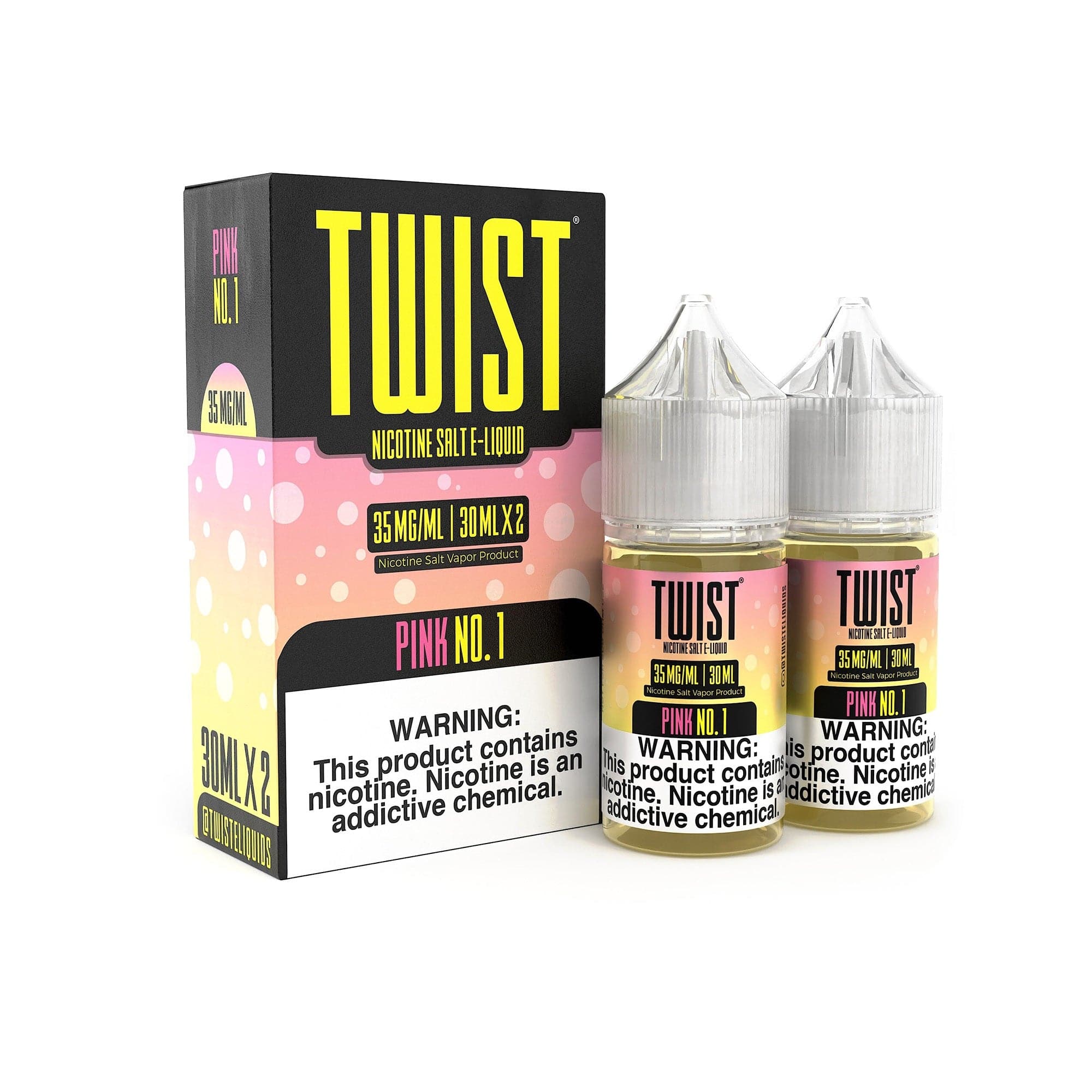 Shop Pink No.1 2x 30ml (60ml) Nic Salt Vape Juice - Twist E-Liquids in australian