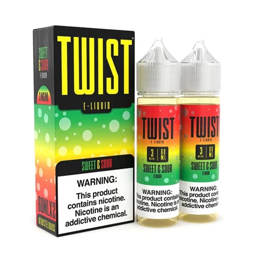 Shop Sweet & Sour 2x 60ml (120ml) Vape Juice - Twist E-Liquids in australian