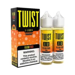 Shop Twist E-Liquid Yellow Peach (Previously Peach Blossom Lemonade) 120ml Vape Juice in australian