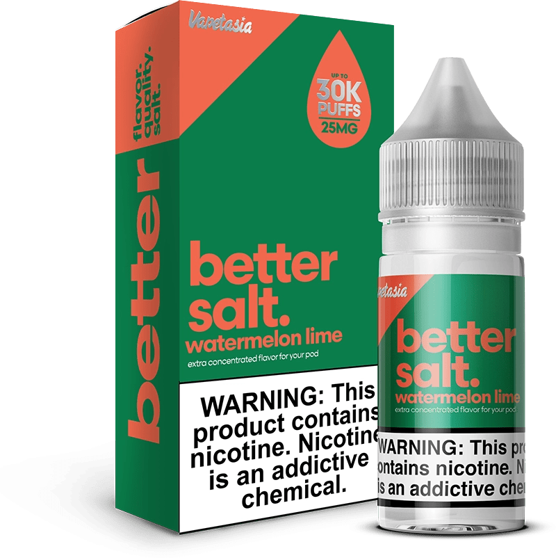 Shop Vapetasia Better Salt Watermelon Lime TFN Salt Vape Juice 30ml in australian