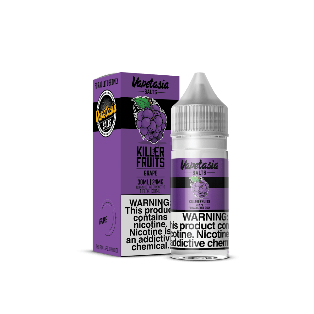 Shop Vapetasia Killer Fruits Grape 30ml Nic Salt Vape Juice in australian
