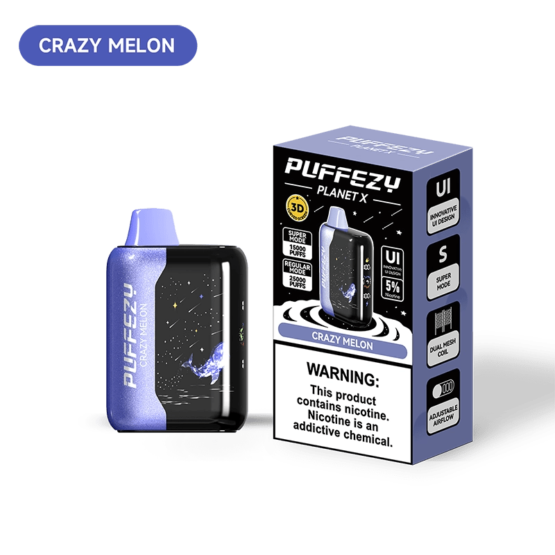 Shop VAPGO PUFFEZY Planet X 25000 Disposable Vape (5%, 25000 Puffs) in australian