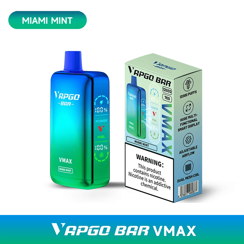 Shop VAPGO BAR Vmax Disposable Vape (5%, 12000 Puffs) in australian