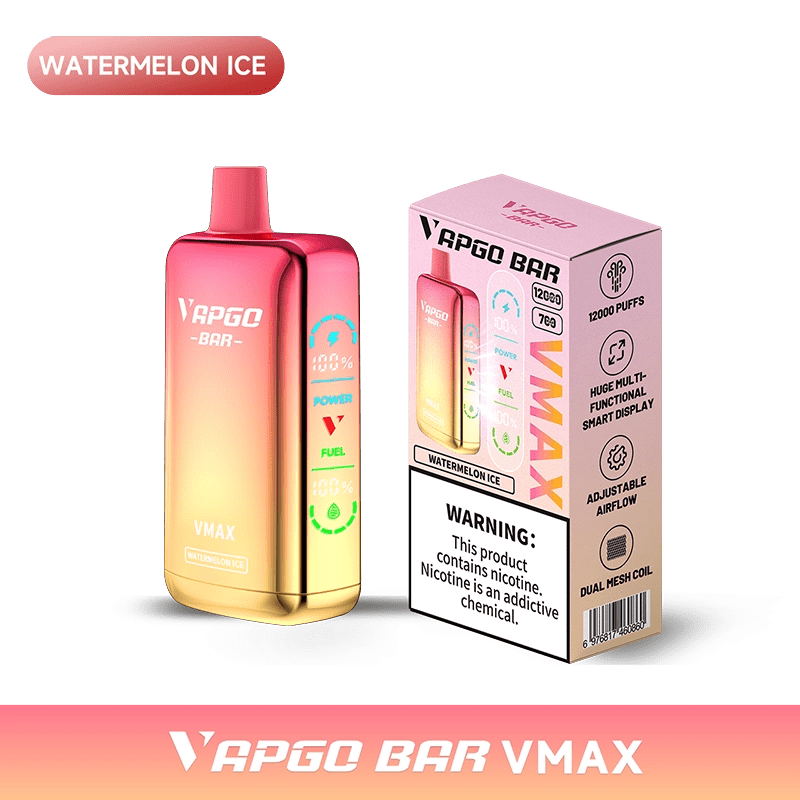 Shop VAPGO BAR Vmax Disposable Vape (5%, 12000 Puffs) in australian