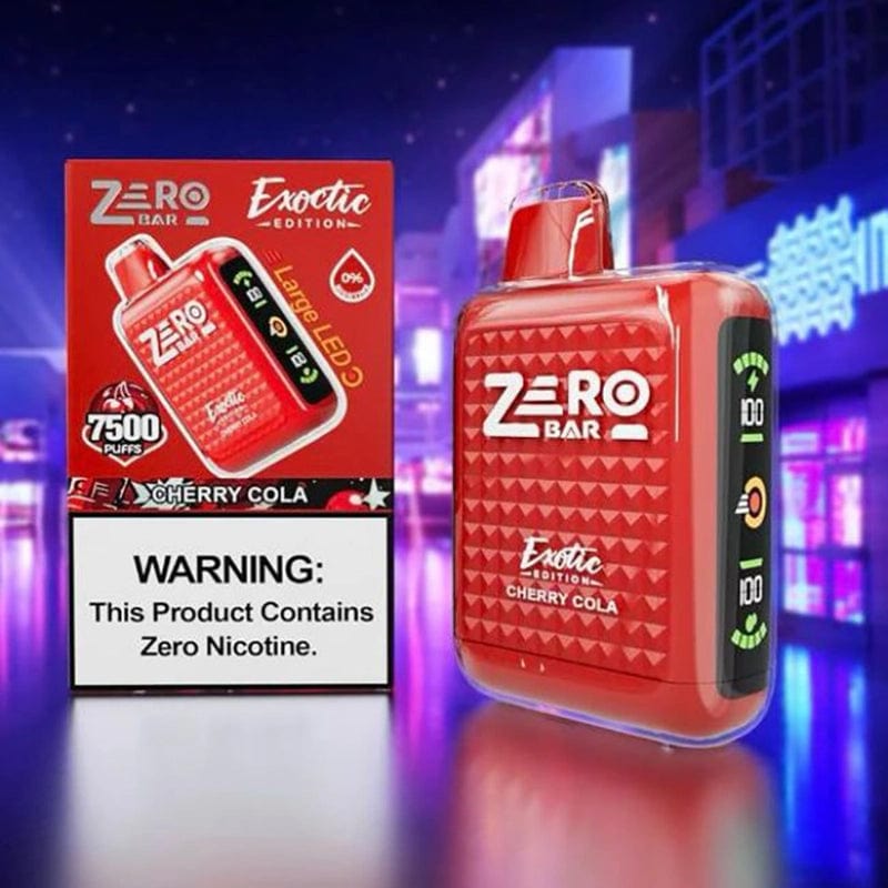 Shop ZERO Bar Exotic Edition Disposbale Vape (0%, 7500 Puffs) in australian