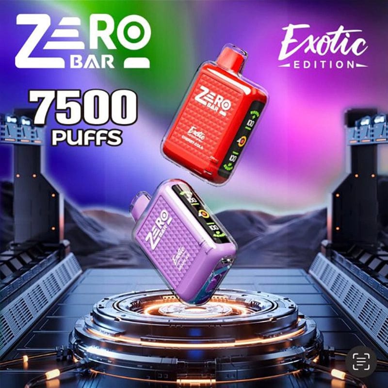 Shop ZERO Bar Exotic Edition Disposbale Vape (0%, 7500 Puffs) in australian
